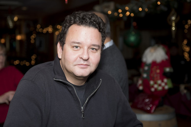 Allan Rios at the Holiday Party