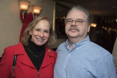 Jody and Kenny at the Holiday Party
