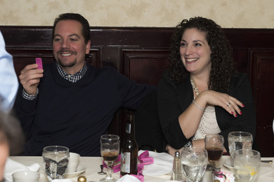 Gene and Melissa Miceli at the Holiday Party