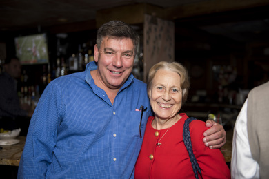 Wayne and Vreni at the Holiday Party 