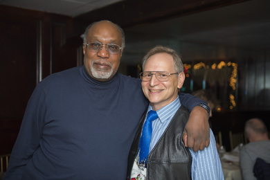 Dave and Dennis at the Holiday Party